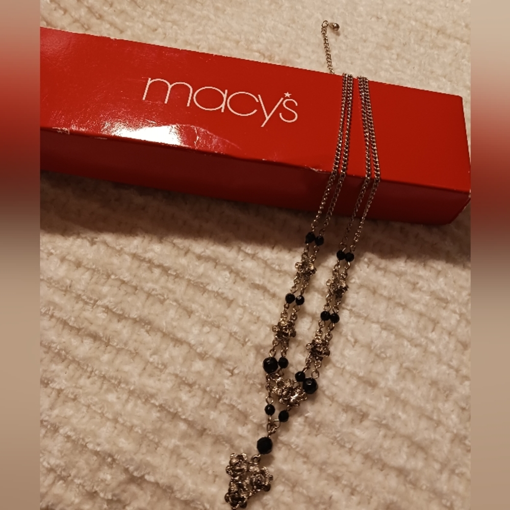 VINTAGE | MACY'S | GORGEOUS FLORAL NECKLACE